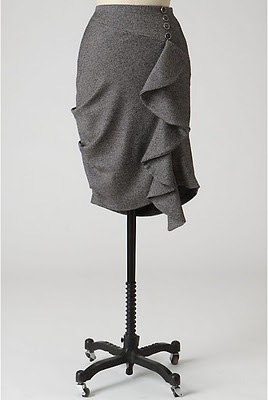 Anthropologie-inspiration for this ruffle skirt pattern